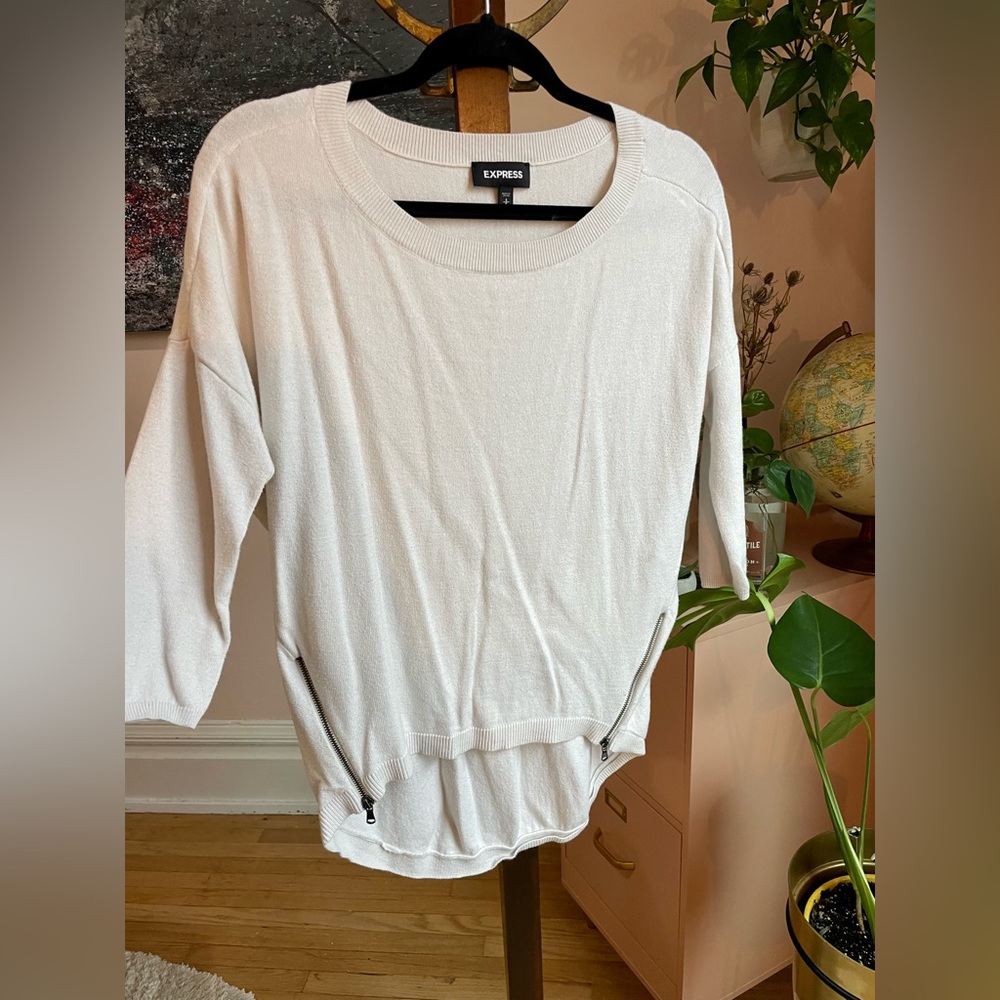 Express zipper sweater